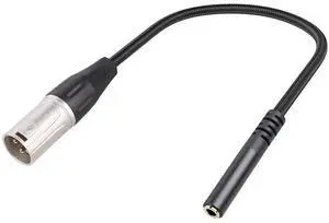 WRIARICH 3.5mm Mini Jack Female to 3 Pin XLR Male Audio Cable Adapter for Microphone Recording WRIARICH 3.5mm Mini Jack Female to 3 Pin XLR Male Audio Cable Adapter for Microphone Recording