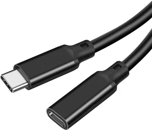 WRIARICH 1.6FT USB-C Male to Female Extension Cable, 10Gbps USB 3.2, 100W Charging & 4K Video for Galaxy, MacBook, PSVR2 WRIARICH 1.6FT USB-C Male to Female Extension Cable, 10Gbps USB 3.2, 100W Charging & 4K Video for Galaxy, MacBook, PSVR2