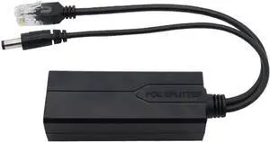 WRIARICH Isolated PoE Splitter Power Module, DC 48V to 12V 1.2A/2A, 10/100Mbps & Gigabit 1000Mbps Optional IEEE802.3af/at High Power Ethernet Power Separator WRIARICH Isolated PoE Splitter Power Module, DC 48V to 12V 1.2A/2A, 10/100Mbps & Gigabit 1000Mbps Optional IEEE802.3af/at High Power Ethernet Power Separator