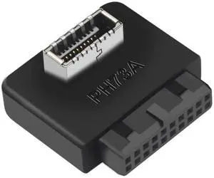 WRIARICH USB 3.2 Gen 2 Type-E Key-A to USB 3.2 Gen 1 (USB3.0) 20Pin Header Adapter, Black Internal Front Panel Converter for Motherboard Type-C Chassis WRIARICH USB 3.2 Gen 2 Type-E Key-A to USB 3.2 Gen 1 (USB3.0) 20Pin Header Adapter, Black Internal Front Panel Converter for Motherboard Type-C Chassis