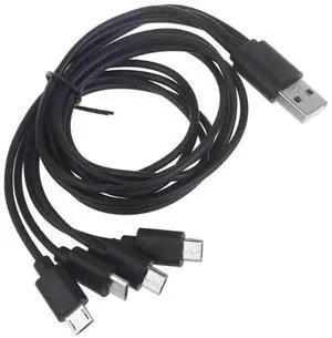 WRIARICH 50cm Short 4 in 1 Multi Micro USB Charging Cable, 4-Port Micro USB Splitter Cord 5V 3A Fast Charger for Phones Tablets WRIARICH 50cm Short 4 in 1 Multi Micro USB Charging Cable, 4-Port Micro USB Splitter Cord 5V 3A Fast Charger for Phones Tablets