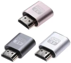 WRIARICH HDMI Dummy Plug Virtual Display Adapter, HDMI 1.4 DDC EDID Emulator Headless Ghost Monitor Plug for GPU Remote Access WRIARICH HDMI Dummy Plug Virtual Display Adapter, HDMI 1.4 DDC EDID Emulator Headless Ghost Monitor Plug for GPU Remote Access