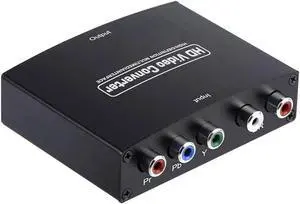 WRIARICH 1080P YPbPr Component 5RCA RGB to HDMI Converter Adapter with L/R Audio, Analog Component to Digital HDMI Adapter for DVD PSP HDTV Monitor WRIARICH 1080P YPbPr Component 5RCA RGB to HDMI Converter Adapter with L/R Audio, Analog Component to Digital HDMI Adapter for DVD PSP HDTV Monitor