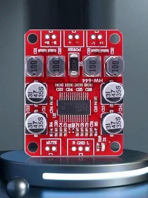 WRIARICH TPA3110 Digital Stereo Audio Amplifier Board, DC 8V-26V 15W+15W Class D Power Amp Module, Fits 4-10 Ohm Speakers for DIY Audio Projects WRIARICH TPA3110 Digital Stereo Audio Amplifier Board, DC 8V-26V 15W+15W Class D Power Amp Module, Fits 4-10 Ohm Speakers for DIY Audio Projects