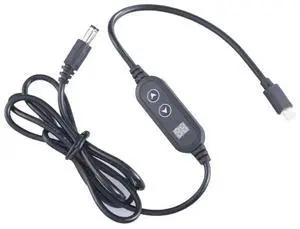 WRIARICH USB-C to DC Power Boost Converter Cable, Adjustable 5V/9V/12V/15V/20V Fast Charging Cord for Router Camera LED Equipment WRIARICH USB-C to DC Power Boost Converter Cable, Adjustable 5V/9V/12V/15V/20V Fast Charging Cord for Router Camera LED Equipment