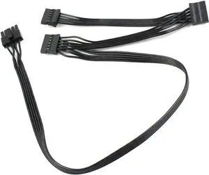 WRIARICH 80cm Great Wall Dragon Series Modular Power Cable, 5Pin Male to 3×15Pin SATA Hard Drive 1-to-3 Splitter Cord for PC & Server Storage Expansion WRIARICH 80cm Great Wall Dragon Series Modular Power Cable, 5Pin Male to 3×15Pin SATA Hard Drive 1-to-3 Splitter Cord for PC & Server Storage Expansion