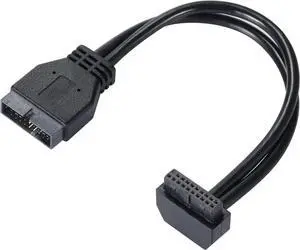 WRIARICH USB3.0 Motherboard 19Pin Male to Female Front Panel Extension Cable, Outward-Facing Port High-Speed Internal Chassis Extension Cord WRIARICH USB3.0 Motherboard 19Pin Male to Female Front Panel Extension Cable, Outward-Facing Port High-Speed Internal Chassis Extension Cord