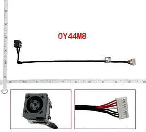 WRIARICH Laptop DC Power Jack with Cable Harness, Compatible with Dell Inspiron 15 7000 5577 5576 7557 7559 P57F P57F003, PN 0Y44M8 WRIARICH Laptop DC Power Jack with Cable Harness, Compatible with Dell Inspiron 15 7000 5577 5576 7557 7559 P57F P57F003, PN 0Y44M8
