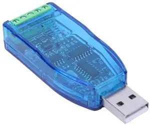 WRIARICH Industrial USB to RS485 Serial Converter Module, U485 Communication Adapter with TVS & ESD Surge Protection Terminal Block Connector WRIARICH Industrial USB to RS485 Serial Converter Module, U485 Communication Adapter with TVS & ESD Surge Protection Terminal Block Connector