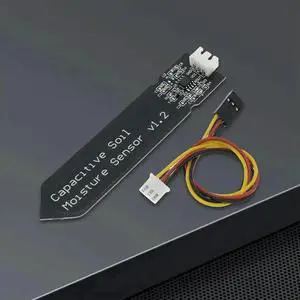 WRIARICH Capacitive Soil Moisture Sensor Module, Corrosion Resistant Soil Humidity Detector with Gravity 3-Pin Interface, 3.3V-5.5V Analog Output WRIARICH Capacitive Soil Moisture Sensor Module, Corrosion Resistant Soil Humidity Detector with Gravity 3-Pin Interface, 3.3V-5.5V Analog Output