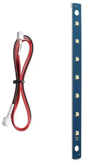 WRIARICH 24V LED Light Bar Replacement for FLASHFORGE Adventurer AD5M & 5MPRO 3D Printers, 7 LED Lamp Beads with Connecting Cable, 3D Printer Upgrade Accessory WRIARICH 24V LED Light Bar Replacement for FLASHFORGE Adventurer AD5M & 5MPRO 3D Printers, 7 LED Lamp Beads with Connecting Cable, 3D Printer Upgrade Accessory