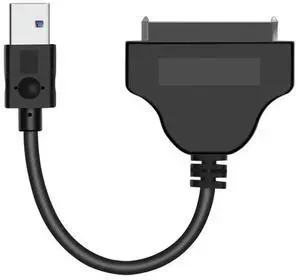 WRIARICH USB 3.0 to SATA III 6Gbps Adapter Cable with ASM1053E Chip, 22Pin SATA 3 Converter Cord for 2.5 Inch SATA HDD SSD Drives WRIARICH USB 3.0 to SATA III 6Gbps Adapter Cable with ASM1053E Chip, 22Pin SATA 3 Converter Cord for 2.5 Inch SATA HDD SSD Drives