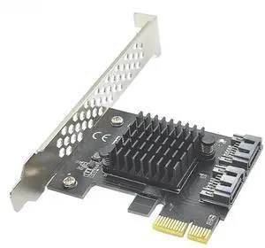 WRIARICH 2-Port PCI-E to SATA 3.0 Expansion Card with ASMedia 1061 Chip, 6Gbps SATA III for PCIe 1x/4x/8x/16x Slots WRIARICH 2-Port PCI-E to SATA 3.0 Expansion Card with ASMedia 1061 Chip, 6Gbps SATA III for PCIe 1x/4x/8x/16x Slots