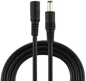 WRIARICH 1.5m Black DC Power Extension Cord 5.5x2.1mm Male to Female, Max 8A Current Load WRIARICH 1.5m Black DC Power Extension Cord 5.5x2.1mm Male to Female, Max 8A Current Load