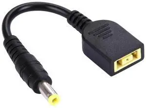 WRIARICH 10cm Laptop Power Conversion Cable, 1st Gen Large Square Female to 5.5×2.5mm Male DC Charging Cord WRIARICH 10cm Laptop Power Conversion Cable, 1st Gen Large Square Female to 5.5×2.5mm Male DC Charging Cord