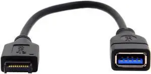 WRIARICH USB 3.1 Type-E IDC Front Panel Header to USB 3.0 Type-A Female Extension Cable, 20cm WRIARICH USB 3.1 Type-E IDC Front Panel Header to USB 3.0 Type-A Female Extension Cable, 20cm