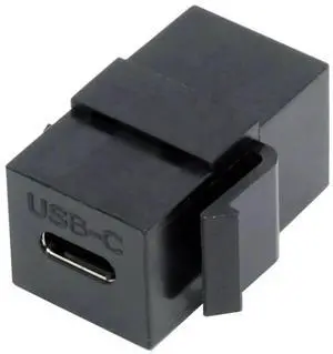 WRIARICH USB 2.0 Type-C Female to Female Keystone Jack Insert Coupler Adapter, USB-C Keystone Module Socket for Wall Plate Outlet Panel WRIARICH USB 2.0 Type-C Female to Female Keystone Jack Insert Coupler Adapter, USB-C Keystone Module Socket for Wall Plate Outlet Panel