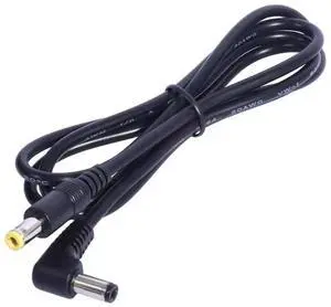 WRIARICH 20AWG Right Angle L-Shaped DC Cable, 5.5×2.1mm Male to 5.5×2.5mm Male 90 Degree DC Power Cord for CCTV Security Cameras WRIARICH 20AWG Right Angle L-Shaped DC Cable, 5.5×2.1mm Male to 5.5×2.5mm Male 90 Degree DC Power Cord for CCTV Security Cameras