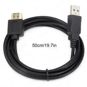 WRIARICH USB to HDMI-Compatible Male to Male Power Charging Cable Adapter Cord for Compatible Devices WRIARICH USB to HDMI-Compatible Male to Male Power Charging Cable Adapter Cord for Compatible Devices