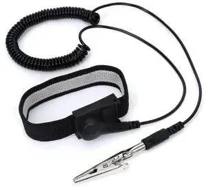 WRIARICH 11 Inch Adjustable ESD Anti-Static Wrist Strap with Alligator Clip & Extra Long Cord, for PC Assembly & Electronics Repair WRIARICH 11 Inch Adjustable ESD Anti-Static Wrist Strap with Alligator Clip & Extra Long Cord, for PC Assembly & Electronics Repair