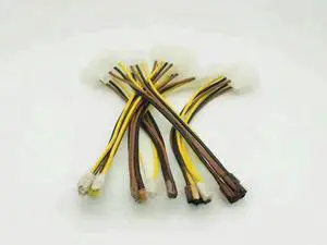 WRIARICH 5PCS 15CM PCIe 6Pin Female to Dual 4Pin Molex & SATA Power Splitter Cables WRIARICH 5PCS 15CM PCIe 6Pin Female to Dual 4Pin Molex & SATA Power Splitter Cables