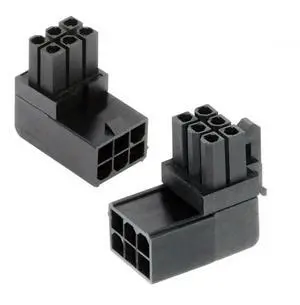 WRIARICH 2 Pack 90° Up/Down Angled ATX 6Pin Male to Female GPU Power Adapter Connector WRIARICH 2 Pack 90° Up/Down Angled ATX 6Pin Male to Female GPU Power Adapter Connector