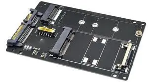 WRIARICH 2-in-1 M.2 B Key & mSATA to SATA 3.0 Adapter, 2.5 Inch Form Factor NGFF SATA SSD Converter Riser Board WRIARICH 2-in-1 M.2 B Key & mSATA to SATA 3.0 Adapter, 2.5 Inch Form Factor NGFF SATA SSD Converter Riser Board