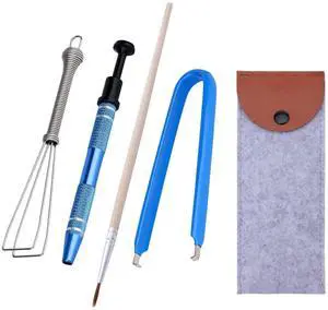 WRIARICH Blue Mechanical Keyboard Tool Kit, Keycap Switch Puller Set with Stem Holder & Lube Pen for Keyboard Lubrication Cleaning Modding WRIARICH Blue Mechanical Keyboard Tool Kit, Keycap Switch Puller Set with Stem Holder & Lube Pen for Keyboard Lubrication Cleaning Modding