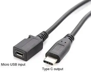 WRIARICH USB C Male to Micro USB Female Converter Cable, Type-C to Micro USB Adapter Cord for Fast Charging & Data Sync, Compatible with MacBook Pro, Android Micro USB Devices WRIARICH USB C Male to Micro USB Female Converter Cable, Type-C to Micro USB Adapter Cord for Fast Charging & Data Sync, Compatible with MacBook Pro, Android Micro USB Devices