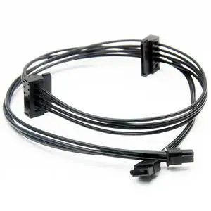 WRIARICH Mini 4 Pin to 2 x 15Pin SATA + 6Pin SATA Power Cable, Compatible with Lenovo M710s for Hard Drive and CD-ROM WRIARICH Mini 4 Pin to 2 x 15Pin SATA + 6Pin SATA Power Cable, Compatible with Lenovo M710s for Hard Drive and CD-ROM