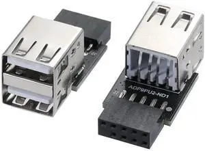 WRIARICH 9Pin USB 2.0 Header 1 to 2 Port Dual Layer Splitter Adapter for PC Motherboard WRIARICH 9Pin USB 2.0 Header 1 to 2 Port Dual Layer Splitter Adapter for PC Motherboard