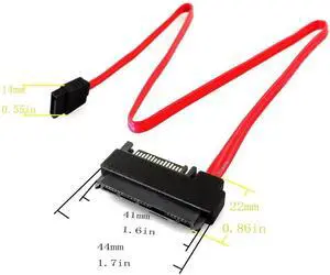 WRIARICH SFF-8482 to SATA Cable with 15Pin Power Port, SAS Hard Drive to Motherboard SATA Adapter Wire WRIARICH SFF-8482 to SATA Cable with 15Pin Power Port, SAS Hard Drive to Motherboard SATA Adapter Wire