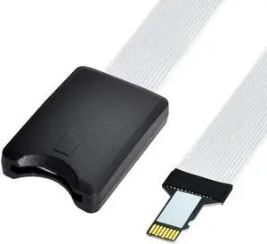 WRIARICH AJMRTC TF Micro SD Male to SD Female Extension Cable, 60CM FPC Flat Soft Ribbon Extender Cord, Micro-SD Memory Card Adapter Cable for Camera, Raspberry Pi, Electronics Projects WRIARICH AJMRTC TF Micro SD Male to SD Female Extension Cable, 60CM FPC Flat Soft Ribbon Extender Cord, Micro-SD Memory Card Adapter Cable for Camera, Raspberry Pi, Electronics Projects