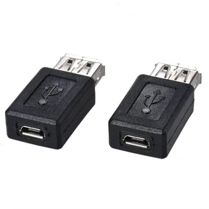 WRIARICH 3 Pack USB 2.0 A Female to Micro USB Female Adapter Converter, Bidirectional Connector for Charging & Data Sync WRIARICH 3 Pack USB 2.0 A Female to Micro USB Female Adapter Converter, Bidirectional Connector for Charging & Data Sync