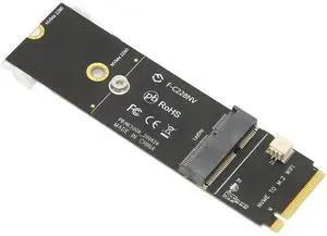 WRIARICH M.2 A+E Key to M Key Adapter Card, Retains WiFi Bluetooth, Supports M.2 NVMe SSD Expansion WRIARICH M.2 A+E Key to M Key Adapter Card, Retains WiFi Bluetooth, Supports M.2 NVMe SSD Expansion