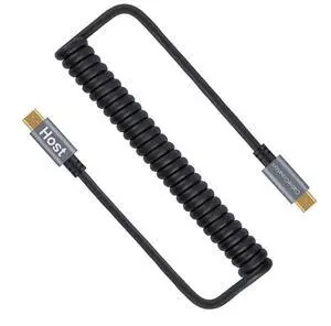 WRIARICH Black Coiled Micro USB to Micro USB Cable, 0.56ft-4ft Retractable OTG Cord with Gold-Plated Connectors & Aluminum Shell for Raspberry Pi Zero, Phones, DJI Remote WRIARICH Black Coiled Micro USB to Micro USB Cable, 0.56ft-4ft Retractable OTG Cord with Gold-Plated Connectors & Aluminum Shell for Raspberry Pi Zero, Phones, DJI Remote