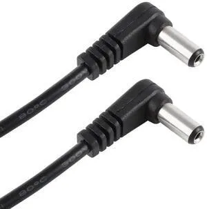 WRIARICH 30cm 5A 5.5x2.1mm Elbow DC Male to Male Power Cable, 12-24V DC Cord WRIARICH 30cm 5A 5.5x2.1mm Elbow DC Male to Male Power Cable, 12-24V DC Cord