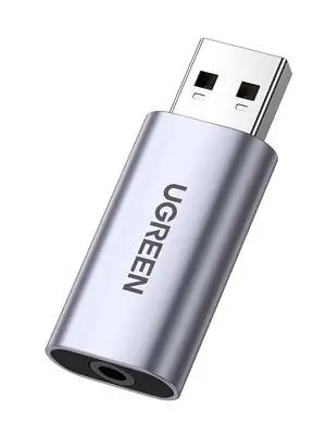 USB to Audio Jack USB External Sound Card 3.5mm Audio Adapter 2 in 1 USB A to Aux TRRS Headphone Adapter Microphone Stereo Jack Aluminum Compatible with PS5 PC Windows Mac Linux Laptop Desktop USB to Audio Jack USB External Sound Card 3.5mm Audio Adapter 2 in 1 USB A to Aux TRRS Headphone Adapter Microphone Stereo Jack Aluminum Compatible with PS5 PC Windows Mac Linux Laptop Desktop