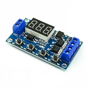 WRIARICH DC 12V 24V Dual MOS LED Digital Time Delay Relay Trigger Cycle Timer Delay Switch Circuit Board Timing Control Module DIY WRIARICH DC 12V 24V Dual MOS LED Digital Time Delay Relay Trigger Cycle Timer Delay Switch Circuit Board Timing Control Module DIY