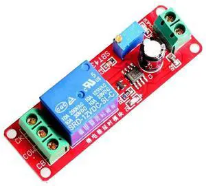 WRIARICH DC 12V Delay relay shield NE555 Timer Switch Adjustable Module 0~10S WRIARICH DC 12V Delay relay shield NE555 Timer Switch Adjustable Module 0~10S