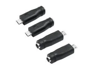 WRIARICH Vszerda DC 5.5mm x 2.1mm to Micro USB Adapter, 5V DC 5521 Female to Micro USB Male Plug Convert Connector Power (4Pcs) WRIARICH Vszerda DC 5.5mm x 2.1mm to Micro USB Adapter, 5V DC 5521 Female to Micro USB Male Plug Convert Connector Power (4Pcs)