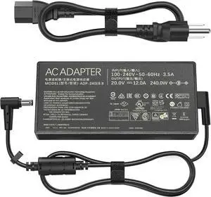 WRIARICH HHZ 240W Laptop Charger Compatible with Asus ROG Zephyrus G14 G15 M16 G16 S15 S17 Flow X16 Strix Scar 15 20V/12A Adapter TUF Gaming A15 A17 F15 F16 F17 AD240-00E ADP-240EB Power Cord Supply WRIARICH HHZ 240W Laptop Charger Compatible with Asus ROG Zephyrus G14 G15 M16 G16 S15 S17 Flow X16 Strix Scar 15 20V/12A Adapter TUF Gaming A15 A17 F15 F16 F17 AD240-00E ADP-240EB Power Cord Supply