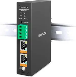 WRIARICH Linovision Industrial Gigabit 90W POE++ Splitter with IEEE802.3bt PoE and DC 5/9/12/24V Output, Din Rail Mounting, Power Supply for PTZ Cameras, Access Control Systems WRIARICH Linovision Industrial Gigabit 90W POE++ Splitter with IEEE802.3bt PoE and DC 5/9/12/24V Output, Din Rail Mounting, Power Supply for PTZ Cameras, Access Control Systems