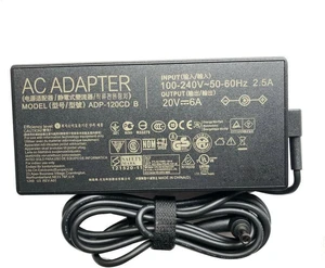 WRIARICH 20V 6A 120W AC Adapter Charger Compatible for ASUS VIVOBOOK PRO 15 F571GD-BQ7801T ADP-120CD B A17-120P2A 0A001-00860100 80320002W Laptop Power Supply WRIARICH 20V 6A 120W AC Adapter Charger Compatible for ASUS VIVOBOOK PRO 15 F571GD-BQ7801T ADP-120CD B A17-120P2A 0A001-00860100 80320002W Laptop Power Supply