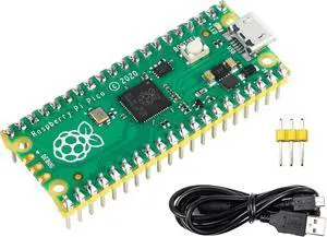 WRIARICH With Pre-Soldered Header Raspberry Pi Pico Microcontroller Development Board Based on Raspberry Pi RP2040 Chip Dual-Core ARM Cortex M0+ Processor WRIARICH With Pre-Soldered Header Raspberry Pi Pico Microcontroller Development Board Based on Raspberry Pi RP2040 Chip Dual-Core ARM Cortex M0+ Processor