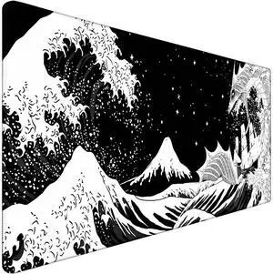 WRIARICH Extra Large Mouse Pad, Gaming Mouse Pad, Waterproof Extra Large Mousepad with Stitched Edges, Non-Slip Base Keyboard Pad for Gamer, Office & Home, 31.5 x 15.8, Dragon WRIARICH Extra Large Mouse Pad, Gaming Mouse Pad, Waterproof Extra Large Mousepad with Stitched Edges, Non-Slip Base Keyboard Pad for Gamer, Office & Home, 31.5 x 15.8, Dragon