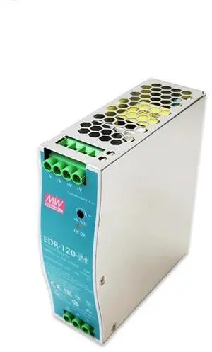WRIARICH Mean Well EDR 120W 48V 2.5A Switching Power Supply AC/DC Single Output Industrial DIN Rail EDR-120-48 Power Supply Driver Transformer, Slim Metal Case WRIARICH Mean Well EDR 120W 48V 2.5A Switching Power Supply AC/DC Single Output Industrial DIN Rail EDR-120-48 Power Supply Driver Transformer, Slim Metal Case