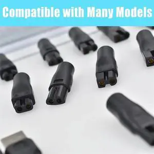 WRIARICH 7 PCS Power Cord 5V Replacement Charger USB Adapter for Electric Hair Clippers, Beard Trimmers, Shavers, Beauty Instrum WRIARICH 7 PCS Power Cord 5V Replacement Charger USB Adapter for Electric Hair Clippers, Beard Trimmers, Shavers, Beauty Instrum