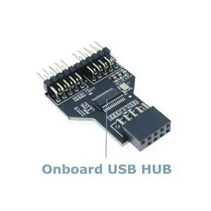 WRIARICH Best Motherboard USB 9Pin Interface Connector Splitter 1 to 2 Adapter 9-pin USB HUB USB 2.0 Connector RGB Bluetooth WRIARICH Best Motherboard USB 9Pin Interface Connector Splitter 1 to 2 Adapter 9-pin USB HUB USB 2.0 Connector RGB Bluetooth