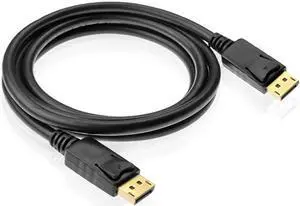 WRIARICH 6FT Male to Male DisplayPort Cable, Gold-Plated DP to DP Cord Supports 4K@60Hz, 2K@144Hz HDR FreeSync G-Sync, Compatible with HP Laptops, Desktops, Monitors WRIARICH 6FT Male to Male DisplayPort Cable, Gold-Plated DP to DP Cord Supports 4K@60Hz, 2K@144Hz HDR FreeSync G-Sync, Compatible with HP Laptops, Desktops, Monitors